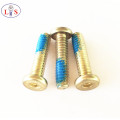 Hexagon Socket Flat Head Machine Screw / Bolt with Nylok